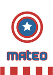 Afiche Pers. Capitan America